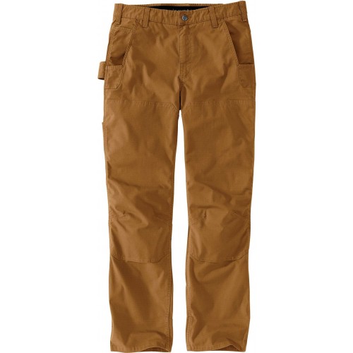 Relaxed Fit Double Front Tech Pant